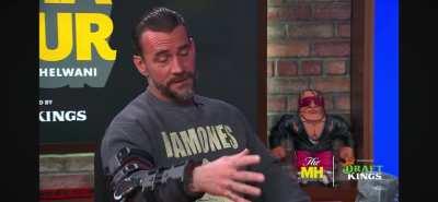 CM Punk discussing his relationship with Colt and throws a shoot at hangman