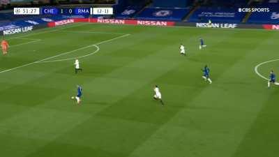 Rudiger's gut-busting run into the box