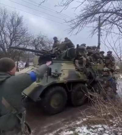 Hey libs, this is the Ukrainian military Joe Biden just pledged his support for. Remember when you were in school and that philosophical question came up about who would have supported the NAZIs? Well now you know.