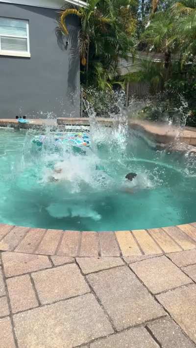 Bubble Butt Girls Pool Shenanigans