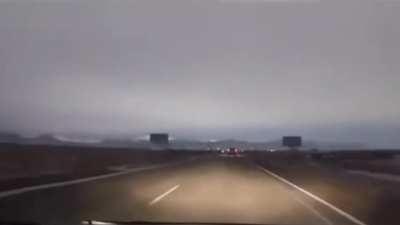 Meteor turns night into day [Somewhere in Russia]