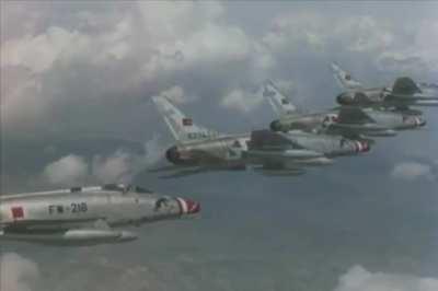 Turkish air force F100 Super Sabres, 181. Tigers fleet, 1960s (720x480)