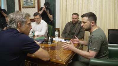 Ben Stiller meets President Zelensky