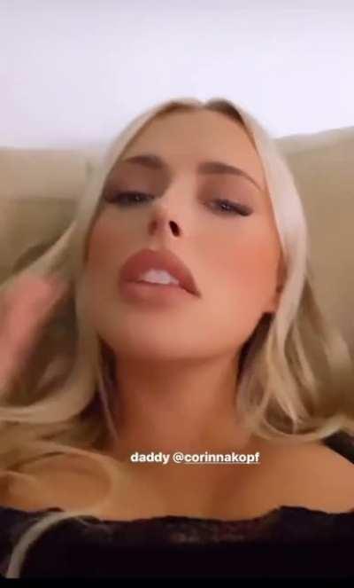 Corinna Kopf hot sexy lips eyes hair daddy