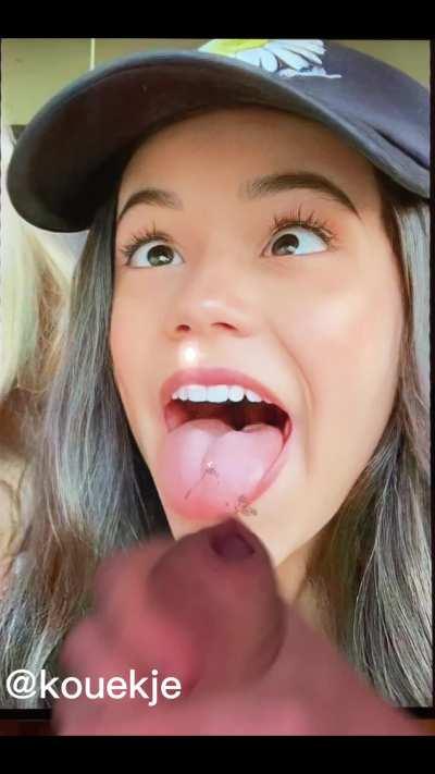 Jenna Ortega cum tribute (full video and all my other tribute are on my telegram Chanel link on my profile)