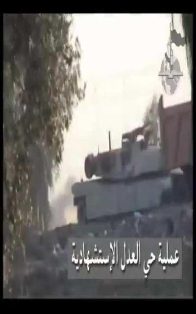 Al Qaeda In Iraq Suicide Bomber Strikes American Abrams Tank in  