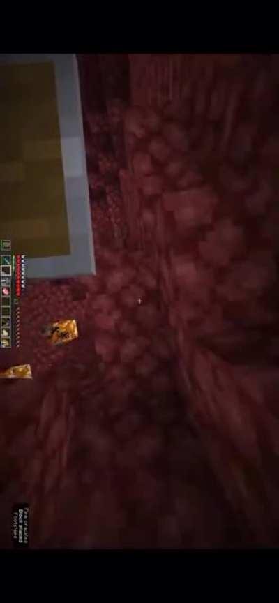 From Dream’s Minecraft Manhunt (sorry for the tilted video)