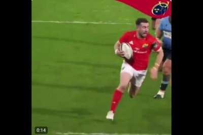 Great Angle of JJ Hanrahan's Try V Cardiff