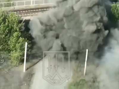 Ukrainian tank hits a Russian APC-82A with troops on the outskirts of Selidove, Donetsk region