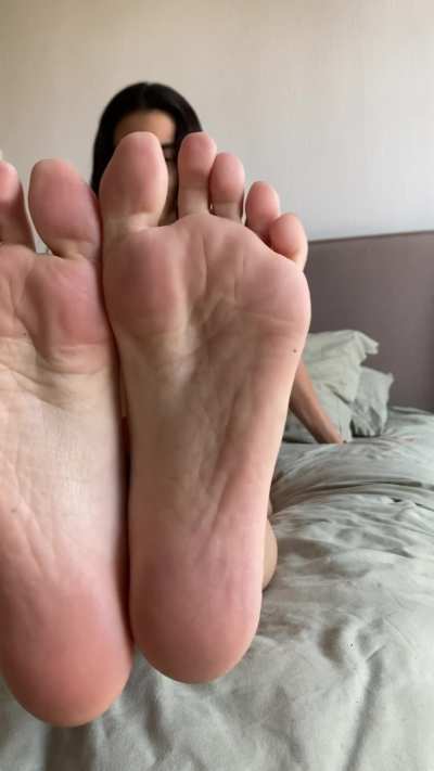 I'll lay back and relax while you give me a foot rub