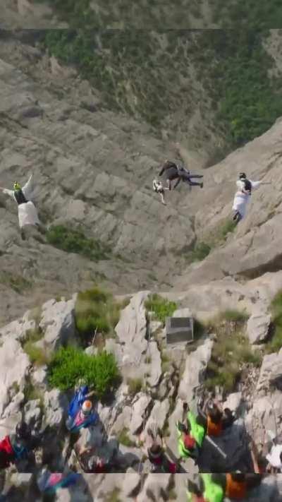 Entire Wedding Party Does A Cliff Jump, Putting Til Death Do Us Part To The Test