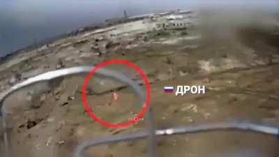 Ukrainian drone smashes into a Russian drone. The precision collision prevented it from dropping it's payload. 