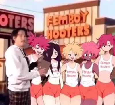 Markiplier at femboy hooters