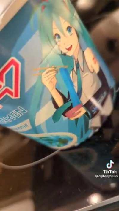 babe are you okay??? you've barely touched your hatsune miku limited edition ramen