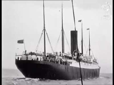 Gaumont newsreel containing the only known footage of Titanic, 1912.