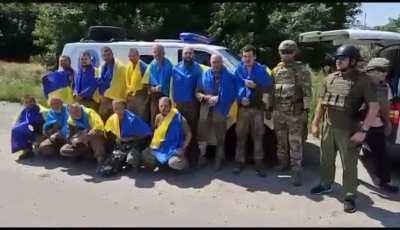 22 Ukrainian soldiers returned home from captivity. 