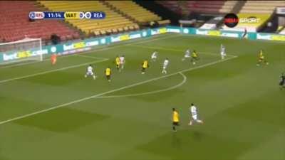 Ismaila Sarr's first goal vs. Reading ft. DaBaby &amp;amp; Gary Neville