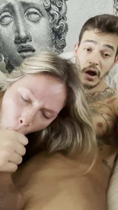 Cum Eating Instructions Cum In Mouth Throat Fuck ThroatPie Porn GIF by funwithflaco