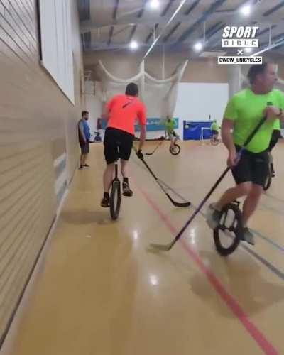 Unicycle Hockey