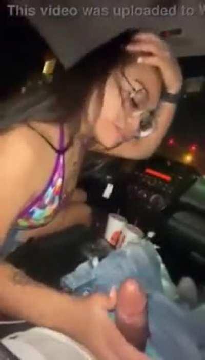 bbc dick gobble in car