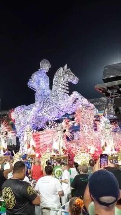 This float at a Brazilian Carnival Parade in Rio de Janeiro