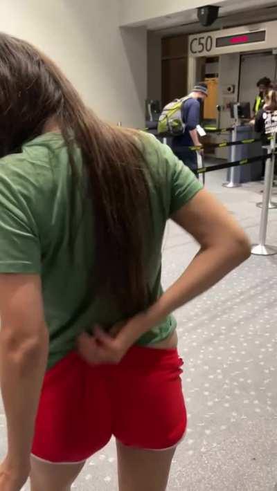 Making more airport content next week! Be sure to join fansly.com/LillyVig to see it (link in comments)