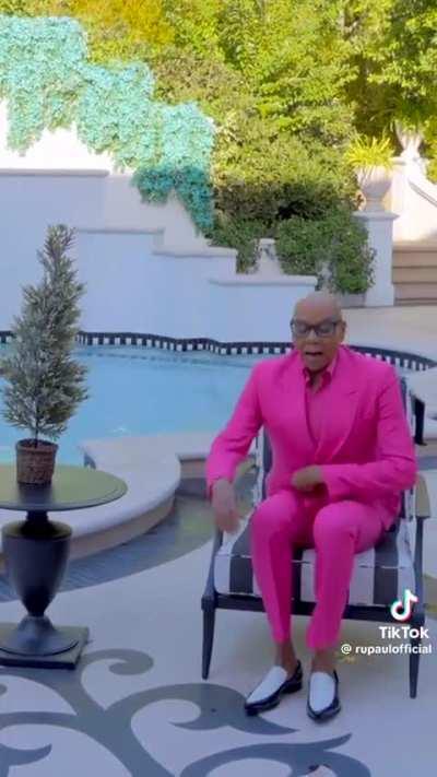 Rupaul promoting her new holiday album “Essential Christmas” 