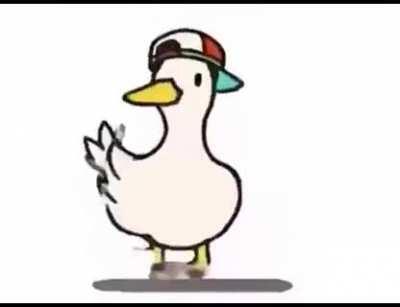 This little dancing duck, makes me feel peaceful.