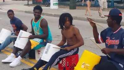 Bucket Drummers From Chicago