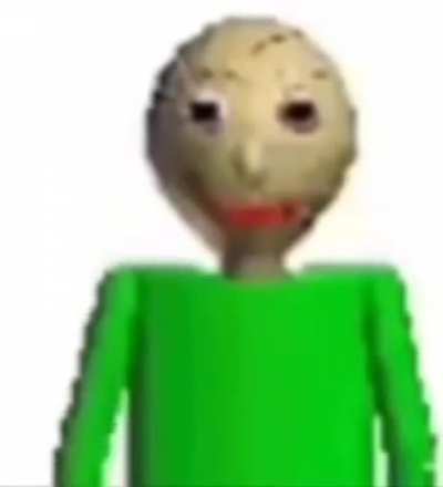 baldi opens his milk bottle...