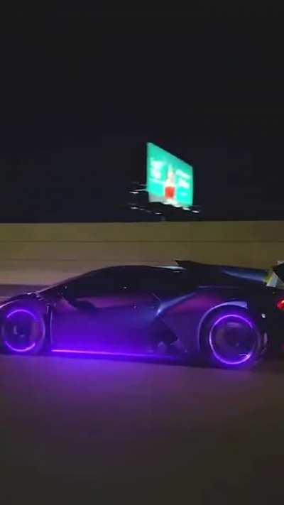 Purple Lamborghini