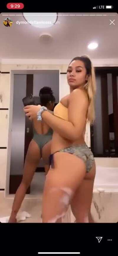 She lowkey got a fat ass