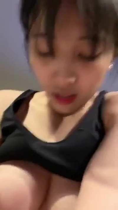 cute big tits pinay riding