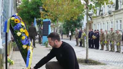 Zelenskyy: Ukraine's independence is the achievement of everyone who fights for it, defends our state, and who gave their lives so that Ukraine lives. Eternal and bright memory to all Ukrainian heroes! Eternal gratitude for preserving Ukraine