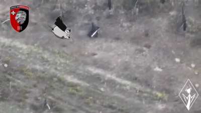 UA pilots drop on some russians using thermal ponchos. They are just fabric after all.