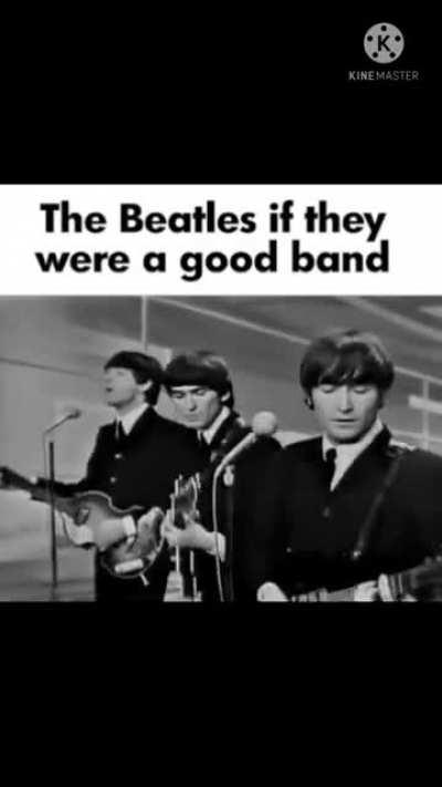 The Beatles if they were a good band am I right guys