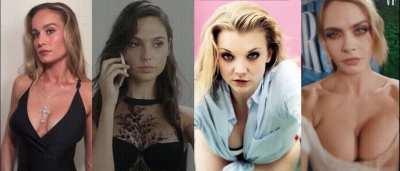 Who could get you to submit the quickest? Brie Larson, Gal Gadot, Natalie Dormer, Cara Delevingne