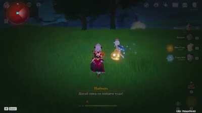 How to make Paimon follow you