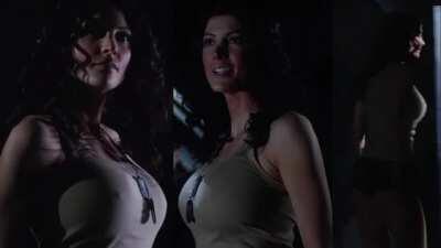 Pokies in tight tank top, Stargate Universe S1E4 (2009) [full scene etc in comment]