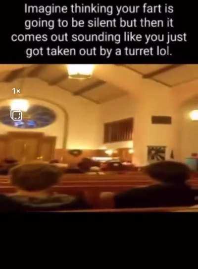 Bro done that in a church