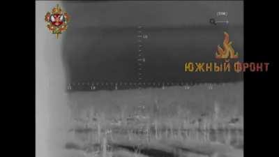 a Ukrainian group targeted by Russian snipers and an ATGM