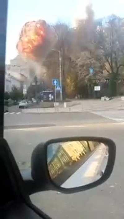 Russian attack on Kyiv today