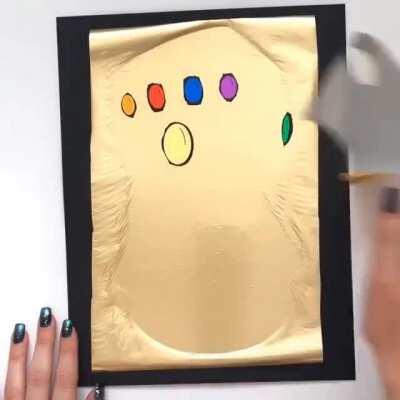 Infinity gauntlet art reveal