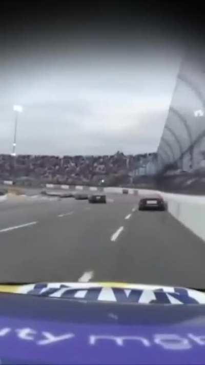 POV of that crazy nascar move