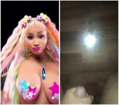 Nicki minaj perfect tits made me cum so hard