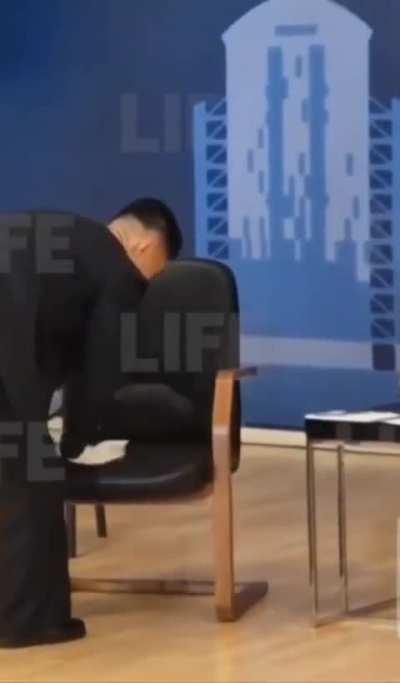 Just to make sure that North Korean fatty would not get Novichok into his butt 😁