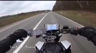 Idiots on motorcycles