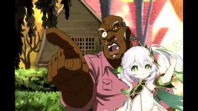 Uncle Ruckus vs average genshin twitter