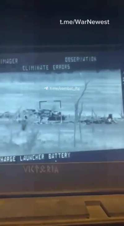 Javelin caught on stugna monitor