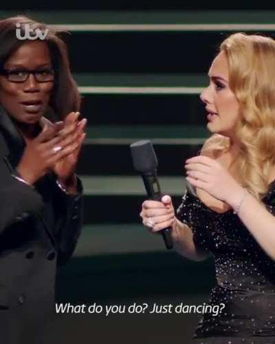 Adele meeting her English teacher